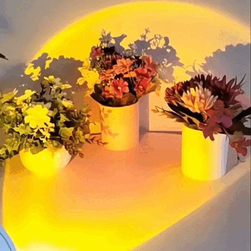 【免佈線安裝】充電式磁吸日落夕陽燈 一粘即用任意調角日落氛圍燈 【免佈線安裝】充電式磁吸日落夕陽燈 一粘即用任意調角日落氛圍燈